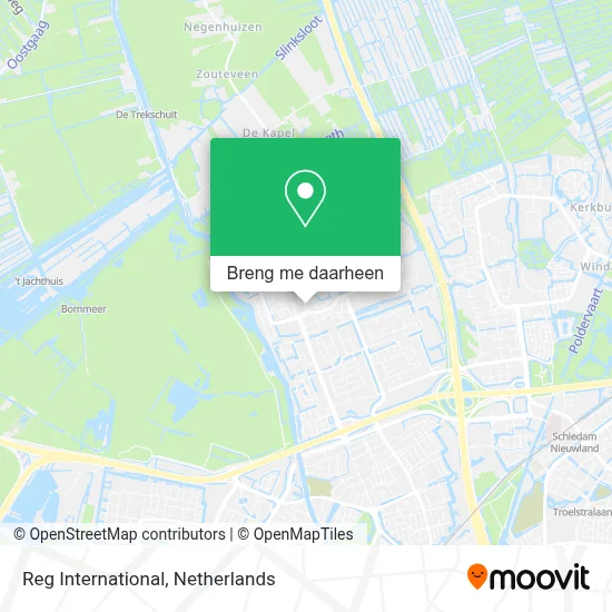 Reg International kaart