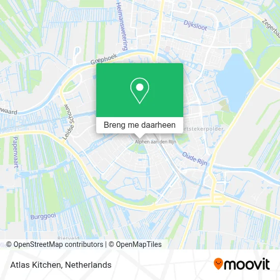Atlas Kitchen kaart