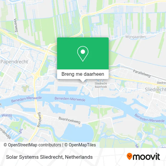 Solar Systems Sliedrecht kaart