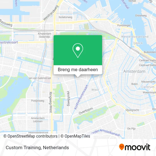 Custom Training kaart