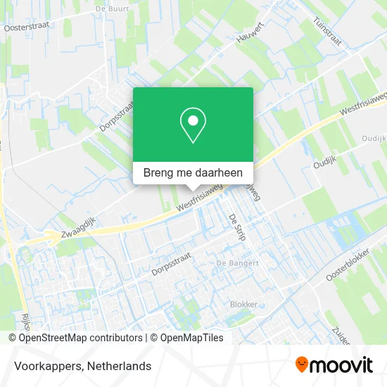 Voorkappers kaart