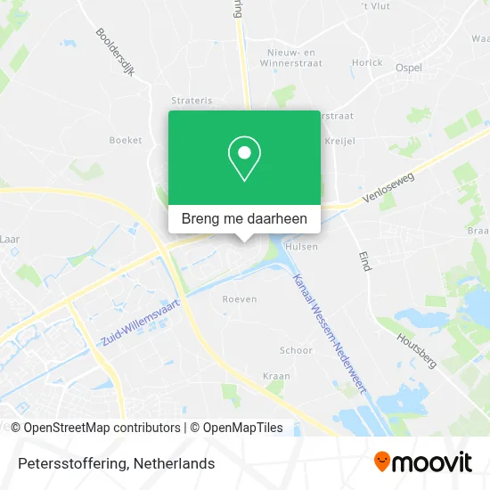 Petersstoffering kaart