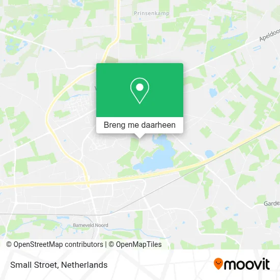 Small Stroet kaart