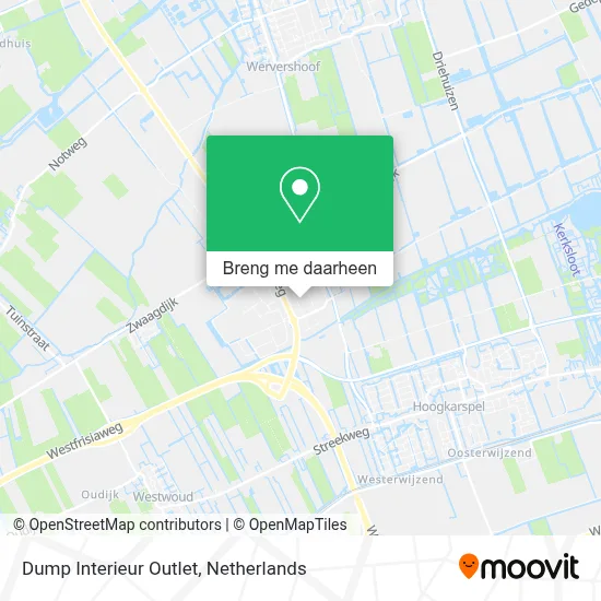 Dump Interieur Outlet kaart