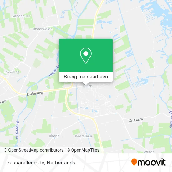 Passarellemode kaart