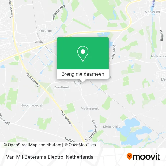 Van Mil-Beterams Electro kaart
