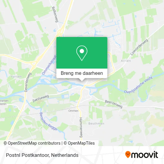 Postnl Postkantoor kaart