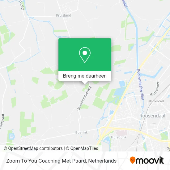 Zoom To You Coaching Met Paard kaart
