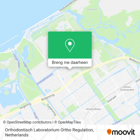 Orthodontisch Laboratorium Ortho Regulation kaart
