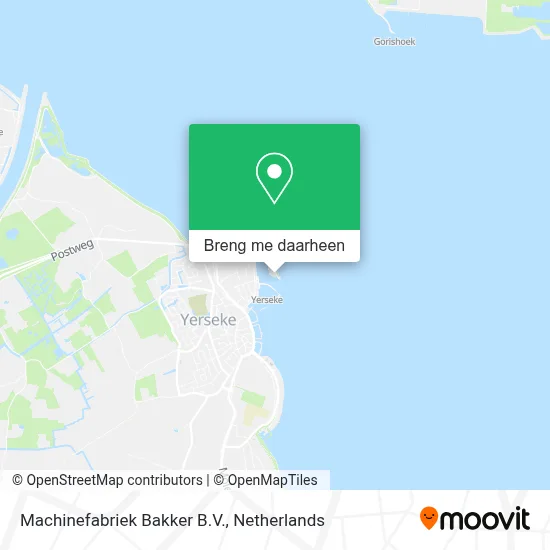 Machinefabriek Bakker B.V. kaart