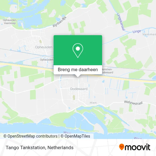 Tango Tankstation kaart