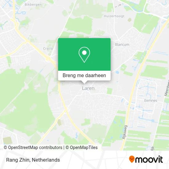 Rang Zhin kaart