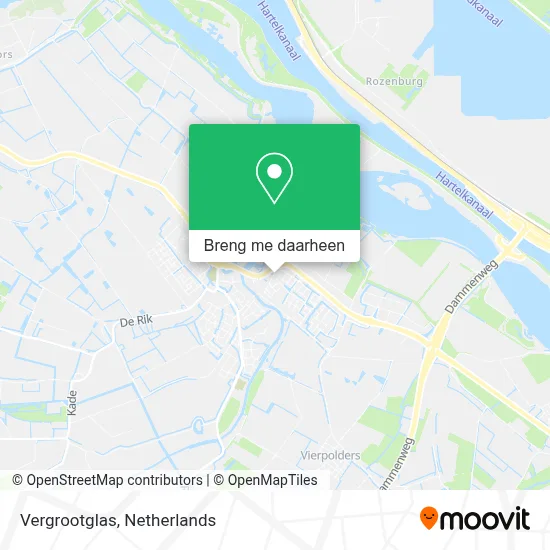 Vergrootglas kaart