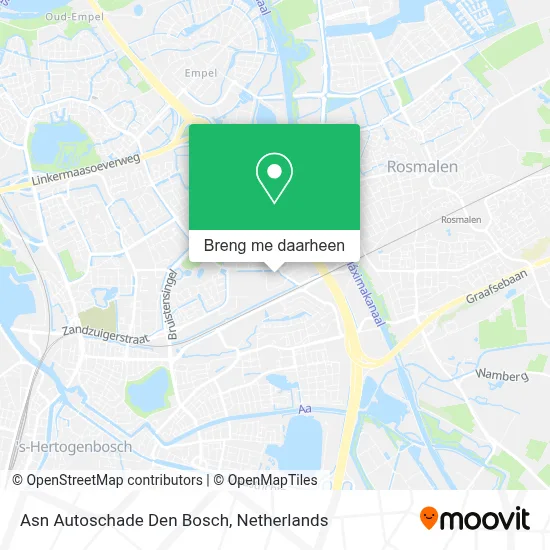 Asn Autoschade Den Bosch kaart
