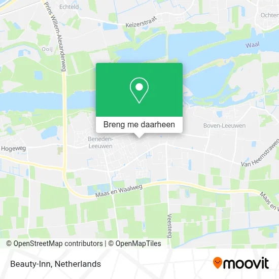 Beauty-Inn kaart