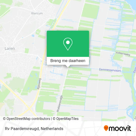 Rv Paardenvreugd kaart