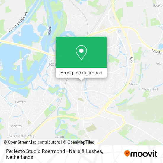 Perfecto Studio Roermond - Nails & Lashes kaart
