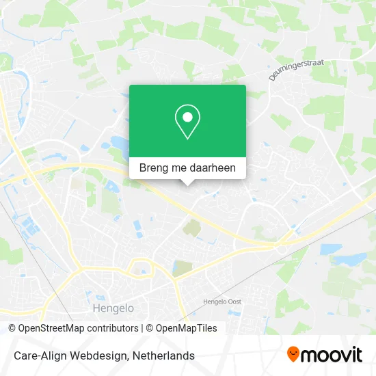 Care-Align Webdesign kaart