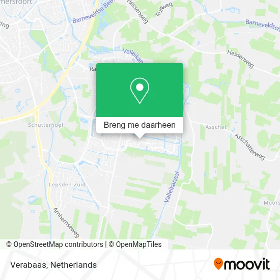 Verabaas kaart