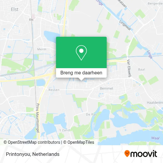 Printonyou kaart