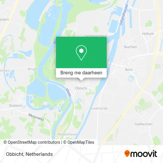 Obbicht kaart
