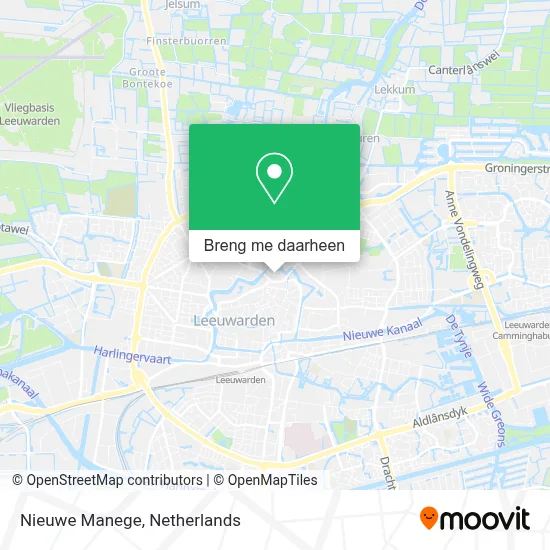 Nieuwe Manege kaart