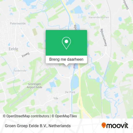 Groen Groep Eelde B.V. kaart