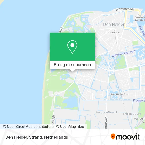 Den Helder, Strand kaart