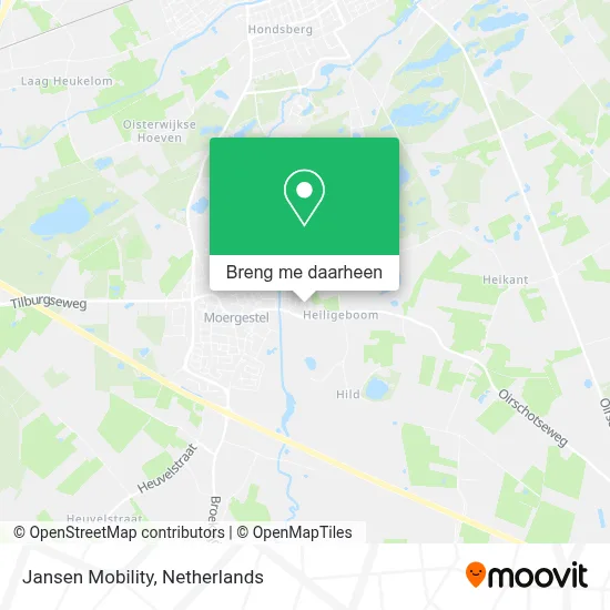 Jansen Mobility kaart