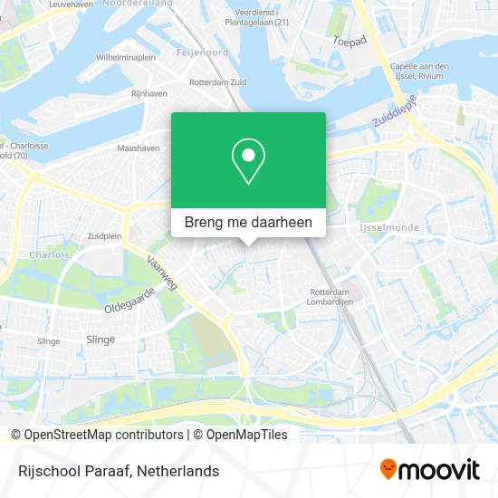 Rijschool Paraaf kaart