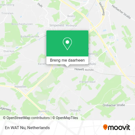 En WAT Nu kaart
