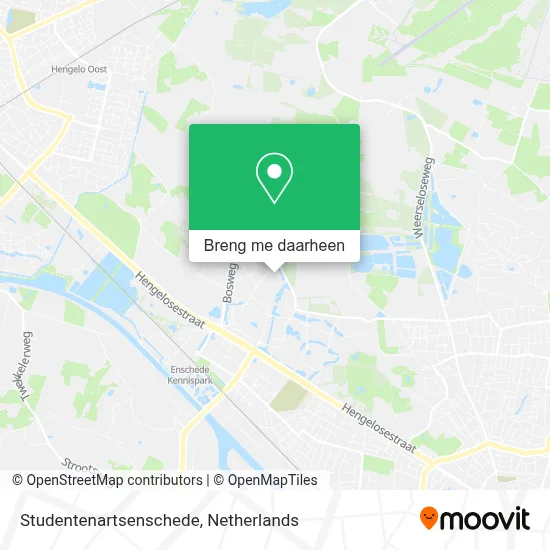 Studentenartsenschede kaart