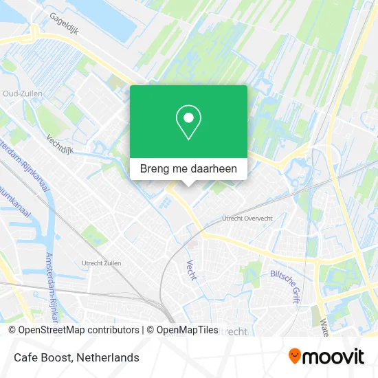 Cafe Boost kaart