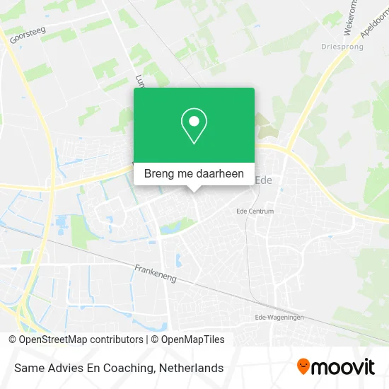 Same Advies En Coaching kaart