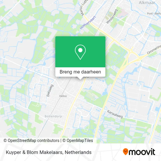 Kuyper & Blom Makelaars kaart