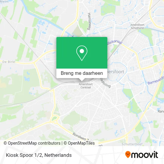 Kiosk Spoor 1/2 kaart