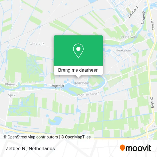Zetbee.Nl kaart