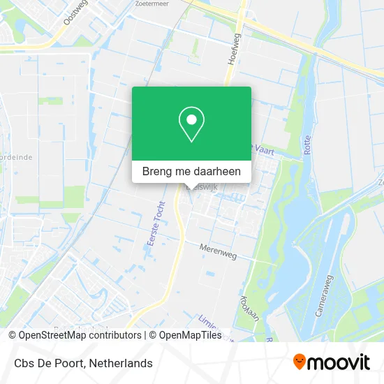 Cbs De Poort kaart