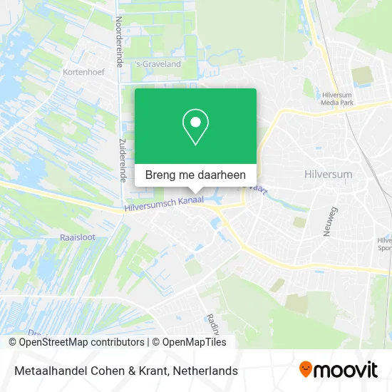 Metaalhandel Cohen & Krant kaart