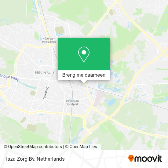 Isza Zorg Bv kaart