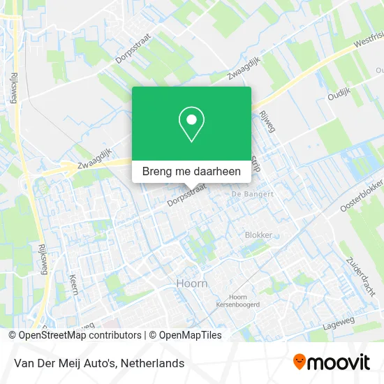 Van Der Meij Auto's kaart