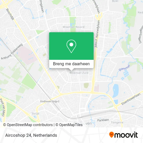 Aircoshop 24 kaart