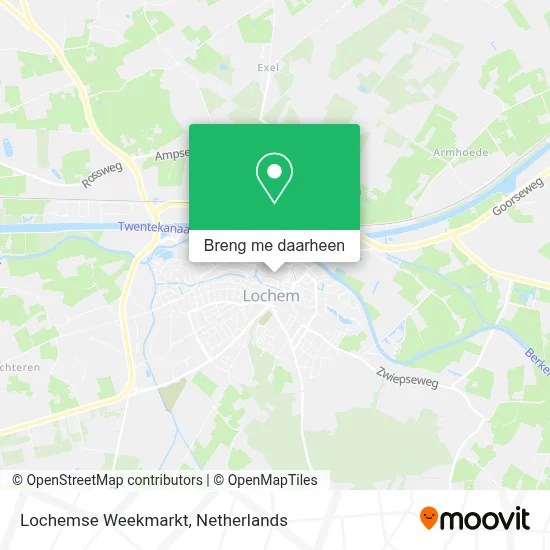 Lochemse Weekmarkt kaart