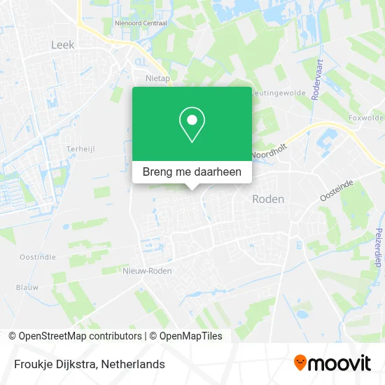 Froukje Dijkstra kaart