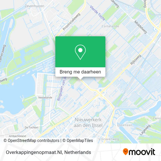 Overkappingenopmaat.Nl kaart