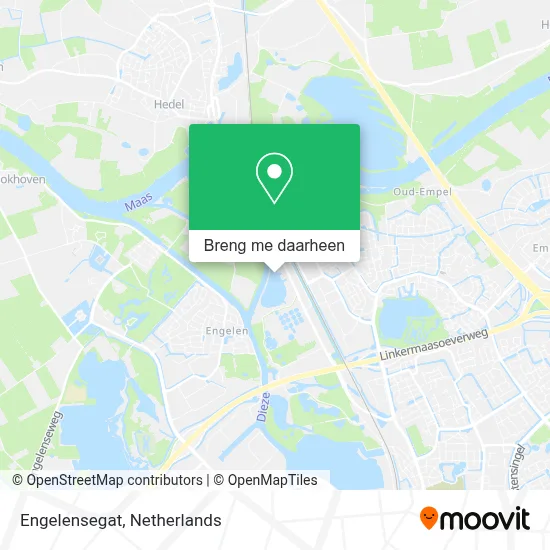 Engelensegat kaart