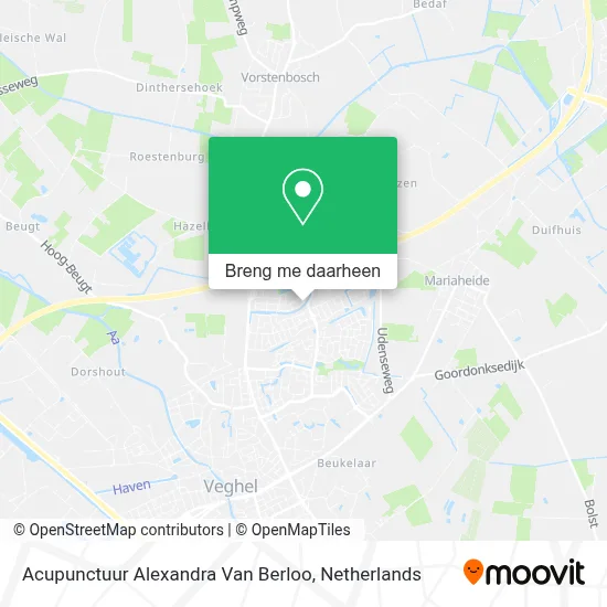 Acupunctuur Alexandra Van Berloo kaart