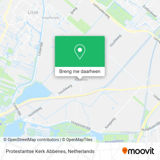 Protestantse Kerk Abbenes kaart