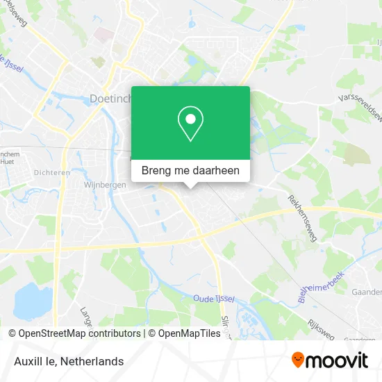 Auxill Ie kaart