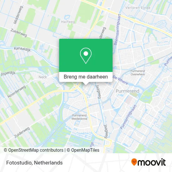 Fotostudio kaart